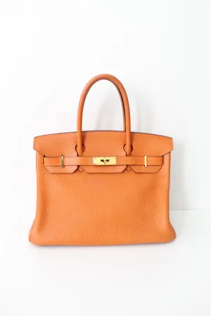 Hermes Orange Birkin 30