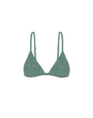 Knit Riley Tri Top - Seaglass